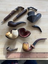 Lot Pipes Chibouque Art Populaire Écume De Mer