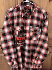Dixxon Flannel Company, Hideaway Button-Up Flannel Shirt, Men  s Large.