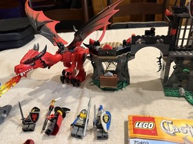 LEGO Castle: Dragon Mountain (70403) 97% Complete No box or queen