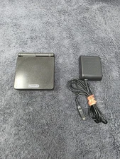 Nintendo Game Boy Advance SP AGS-001 Black  Onyx Console + Charger Tested