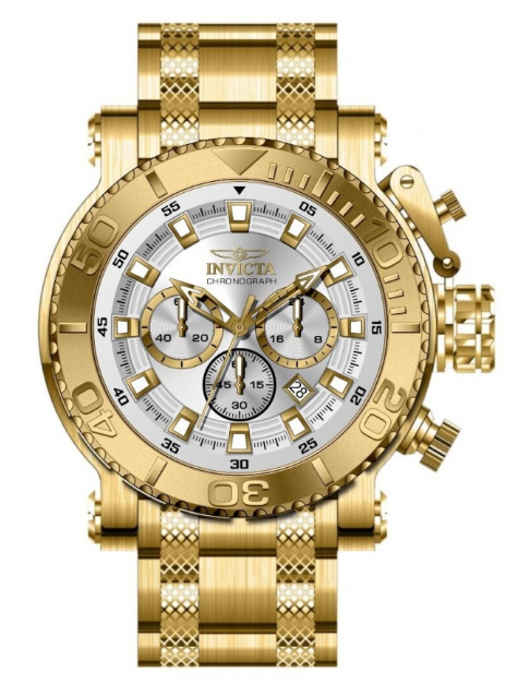 Invicta Coalition Forces Age Synarchy Gold Mens 52mm Chronograph