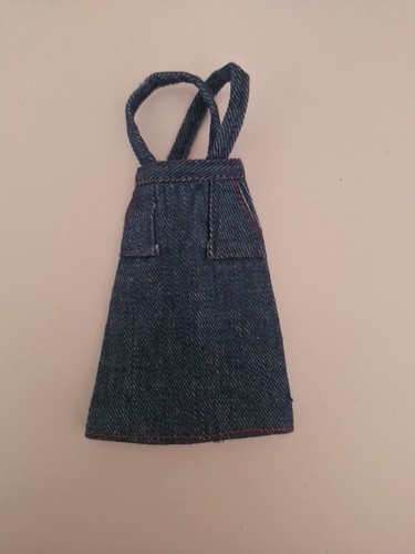 Vintage Pedigree Sindy Doll Separates Denim Pinafore Dress 1981 Ref: 44032