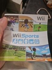 Wii Sports Nintendo Wii   MANUAL ONLY      NO GAME 