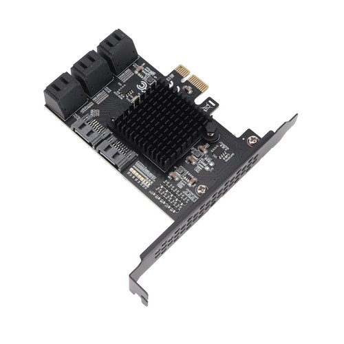 PCIE Card Built In PCI‑E 1X Interface 8xSATA3.0 Output Interfaces Expan NEW - Zdjęcie 12 z 12