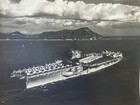 US Navy Black & White Photo Lot Aircraft Carrier & Destroyer Hull 67 18 134 — photo 3