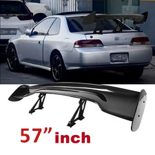 Rear Trunk Spoiler Wing Carbon Fiber Look Upper For Honda Prelude 1997-2001