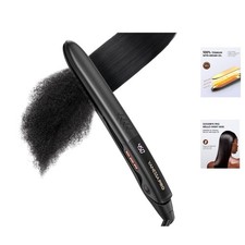 Durable Titanium Straightener Curling Iron - 450 F for All Hair Types