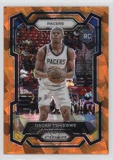 2023-24 Panini Prizm Orange Ice Prizm Oscar Tshiebwe #292 1i5t
