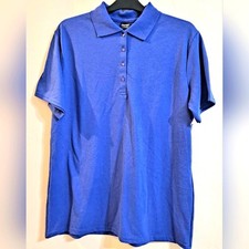 Hanes Blue Polo Shirt Classic Style X-Temp NWT XL