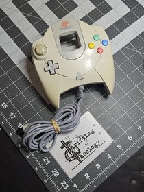 Sega DreamCast Wired Controller HKT-7700 Original OEM White/Gray Tested See Cord