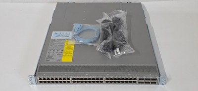 Cisco Nexus N9K-C93108TC-FX 48 Port 10GBASE-T 6 QSFP28 40/100G Port Side Exhaust