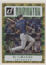 2017 Panini Donruss Dominators Gold /99 DJ LeMahieu #D-5 1h1