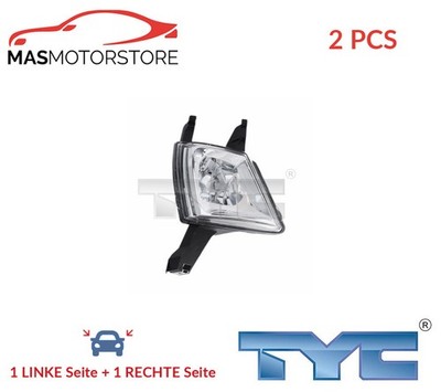 NEBELSCHEINWERFER PAAR SET TYC 19-0235-05-2 2PCS I FÜR PEUGEOT 407 SW,407