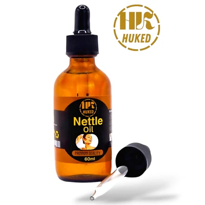 HUKED Nettle Oil: Nature's Gift for Hair and Skin Care | Handmade in UK - 60ml