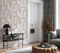 Vliestapete Streifen Linien Grafik Betonoptik Creme Beige Braun 81631 (4,61€/1Qm