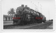 4H628 RP 1940s AT&SF SANTA FE RAILROAD LOCOMOTIVE #3749