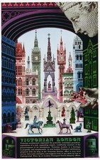 Retro Victorian London Undeground 1973 Classic Print Poster Wall Art Picture A4+