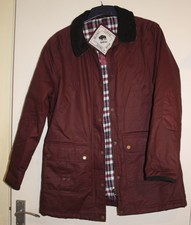 Womans Bellfield Cotton Country Style Jacket With A Corduroy Collar Size 14l