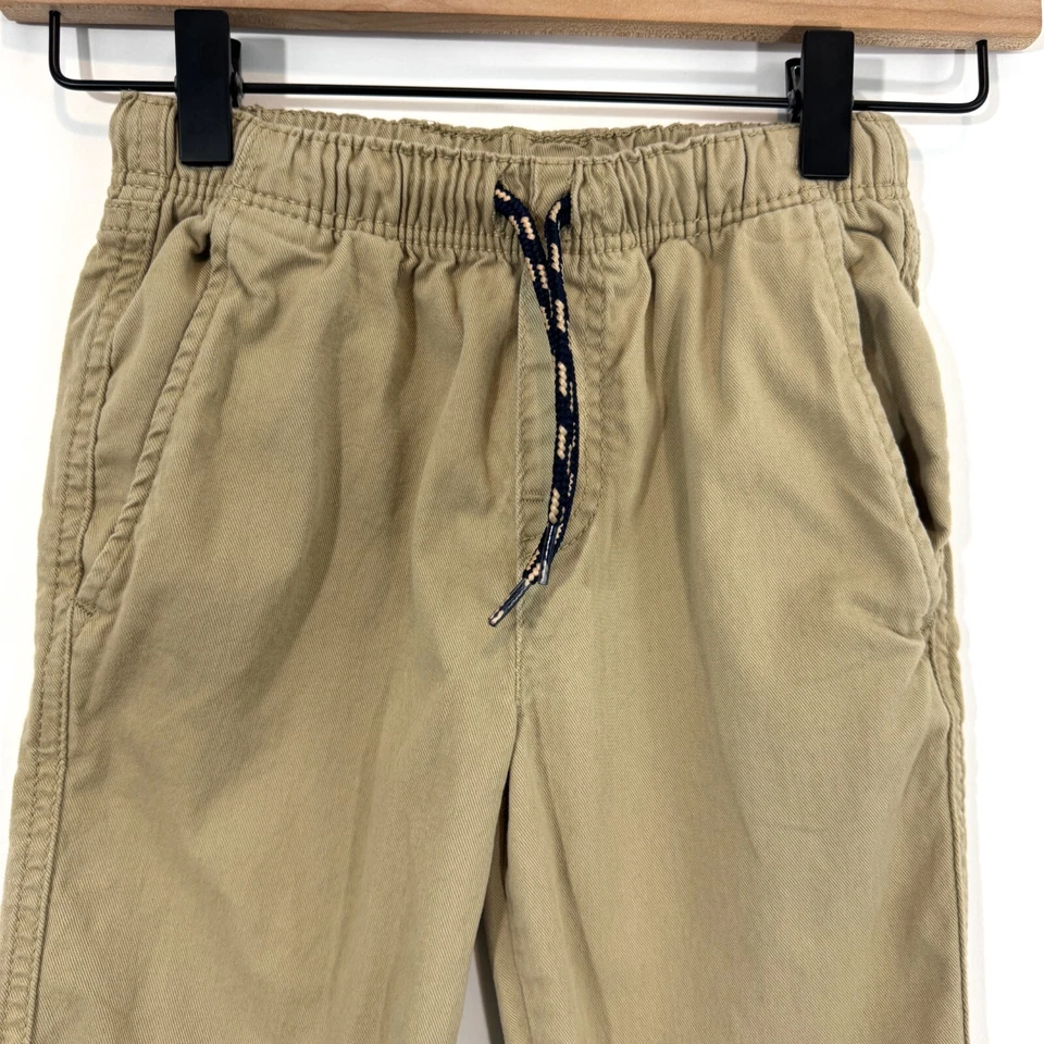 Pantalones de chándal informales elásticos marrón claro talla 6 Arizona Jean Co para niño Foto 2 de 4