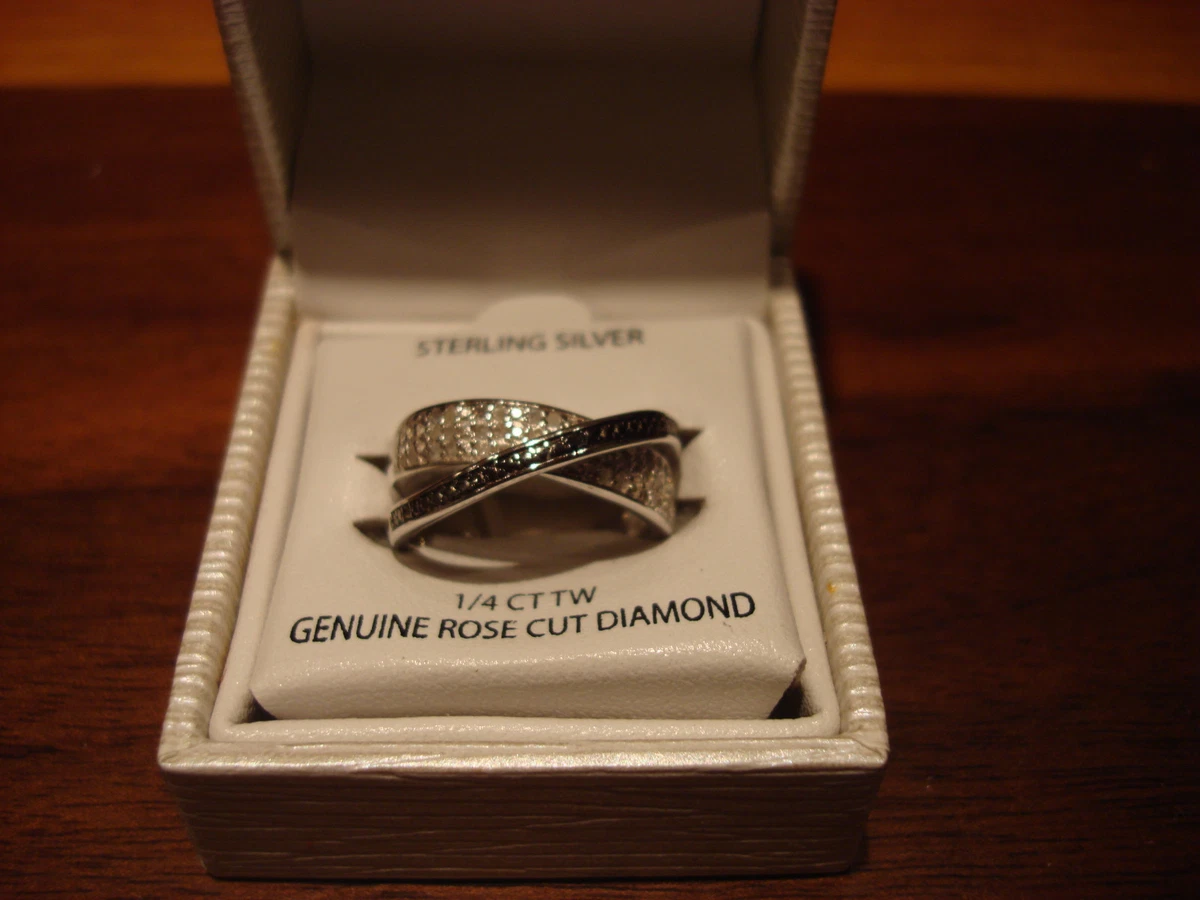 Macy's black diamond ring sale