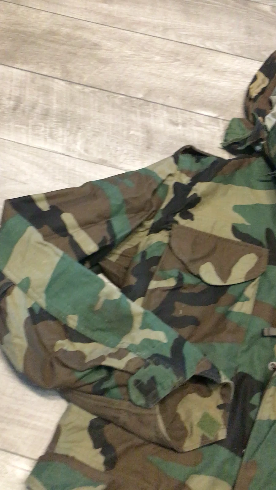 golden-mfg-co camo field cold weather uniform vintage jacket