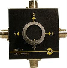 Zetagi V3 3-Way Antenna Switch 2KW Max