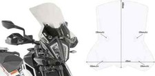 GIVI  7710DT CUPOLINO TRASPARENTE 44x48 MOTO KTM 390 ADVENTURE R 20 21 22 23 24