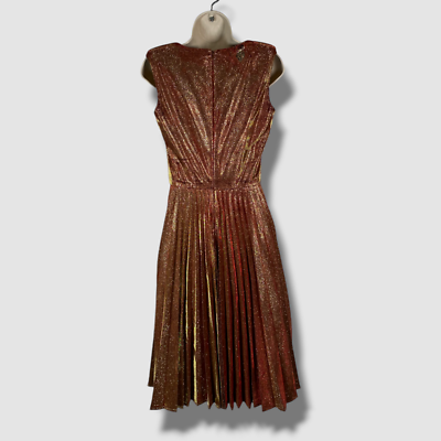 HELSI Corina Metallic Sleeveless Dress in Glowing Gold at Nordstrom, Size Small