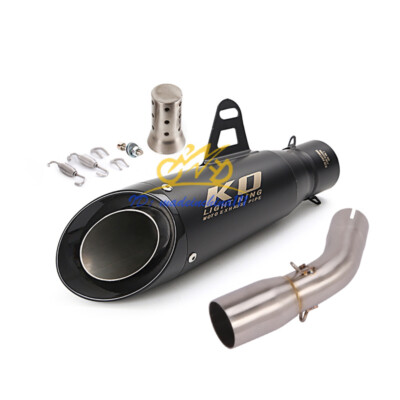 For Suzuki SV650 2016-2023 Exhaust Tips 51mm Muffler Connect Middle Pipe Slip-on