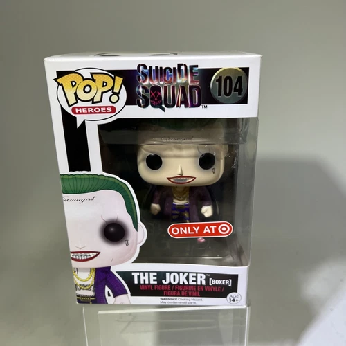 Funko Pop! Suicide Squad #104 The Joker [Boxer Target Exclusive New #ML