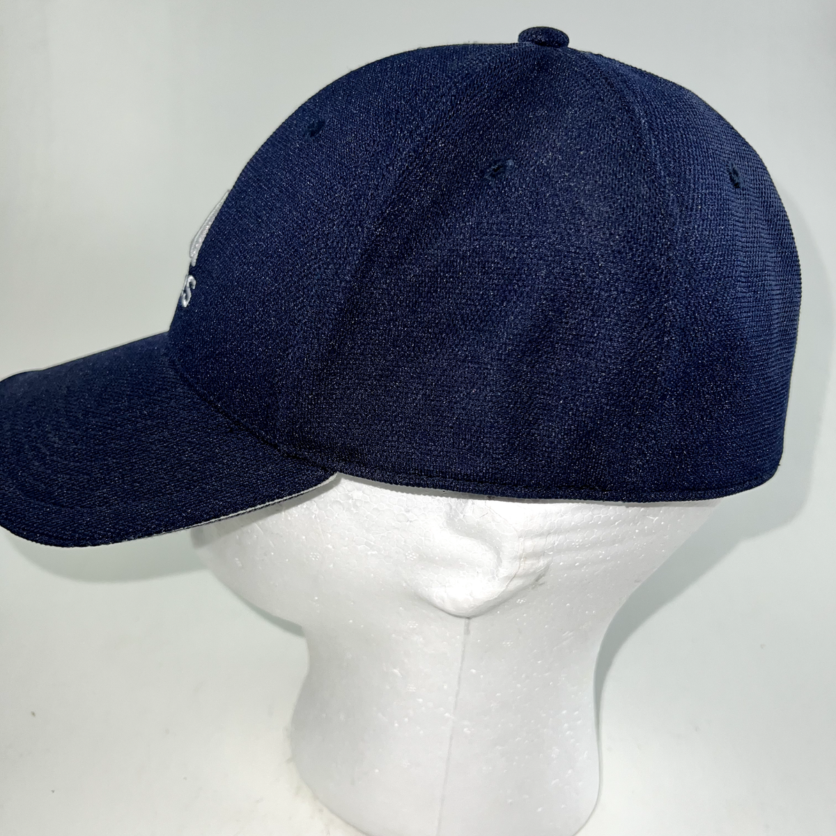 Adidas Baseball Cap Hat Navy w White Embossed Letters L/XL | eBay
