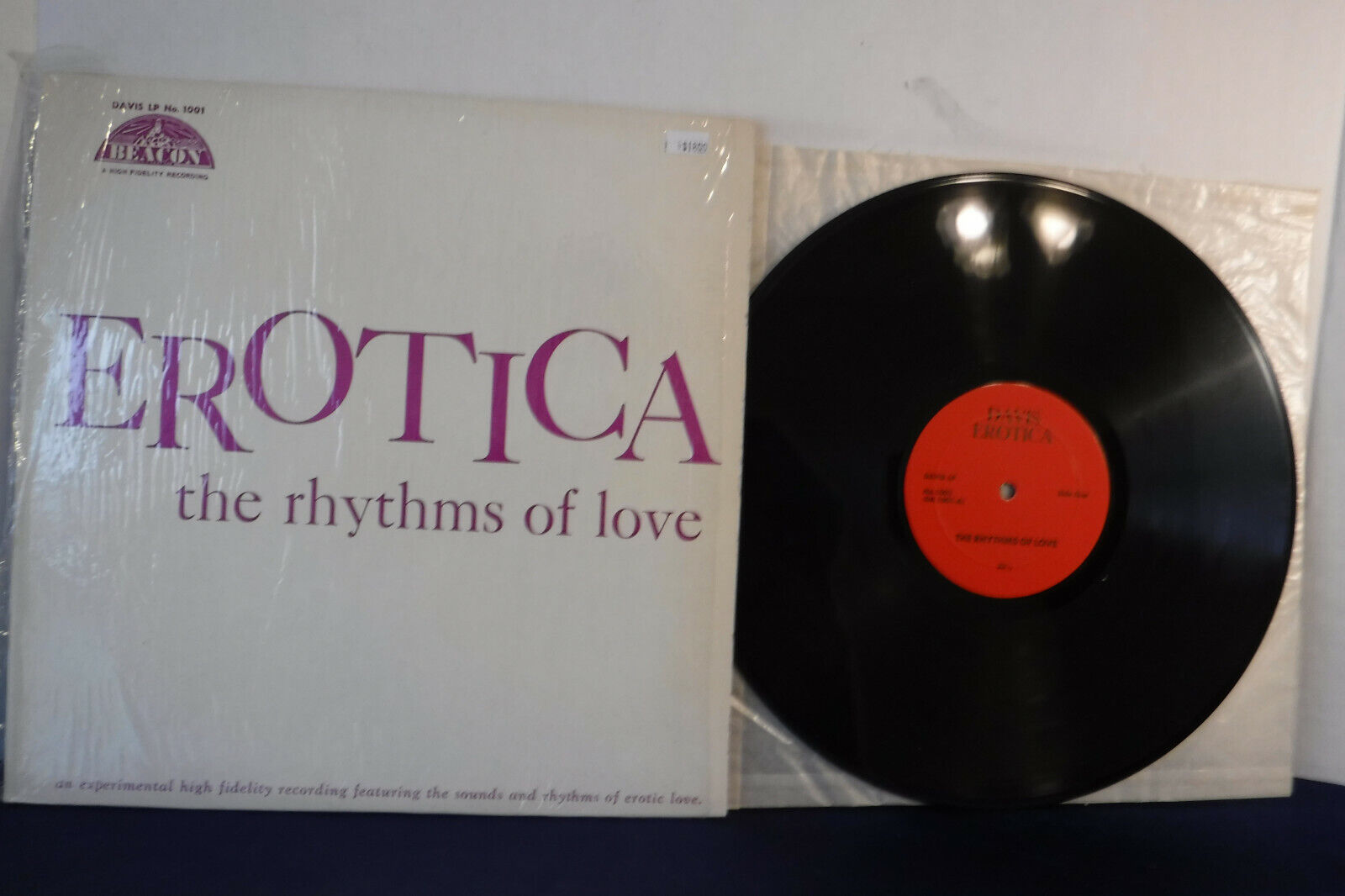 Erotica: The Rhythms Of Love, Davis 1001, 1962 Non-Music, Erotic, Experimental