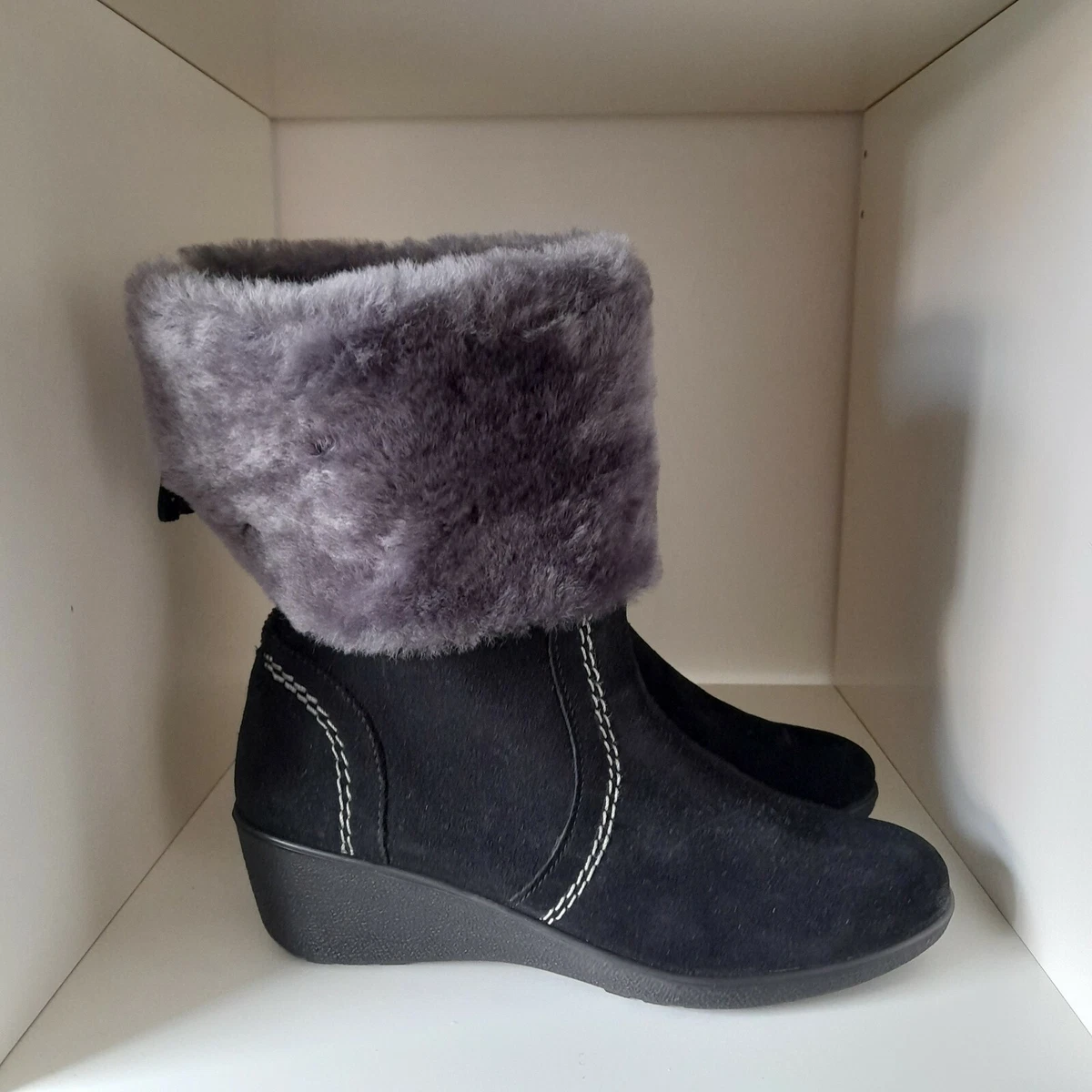 Hotter sheepskin best sale boots