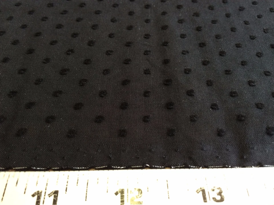 MARTHA PULLEN -- MARTHA 的黑色圆点棉瑞士 - 52 英寸宽 - YARD 出品 — 第 2/4 张图片
