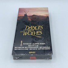 Dances with Wolves VHS Movie Video Tape Kevin Costner Sealed New 1990