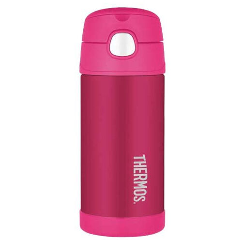 100% Genuine! THERMOS Funtainer 355ml Vacuum Insulated Beverage Bottle Pink! - Picture 1 of 4