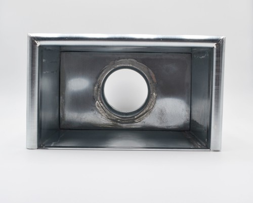 Boite à eau 250x150 mm zinc naturel ø 80 ou 100 mm NEUF gouttière 🇫🇷 - Imagen 4 de 14