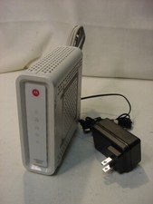 MOTOROLA ARRIS SURFBOARD SB6141 CABLE MODEM WITH POWER CORD  LAN CABLE