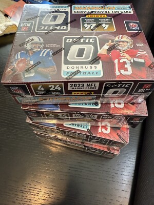 2023 PANINI DONRUSS OPTIC NFL FACTORY SEALED RETAIL BOX - DOWNTOWN - 4 BOX LOT!