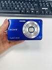 Sony Cyber-shot Dsc-W560 14.1Mp Digital Camera Electric Blue Tested Working