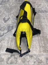 Dog Life Jacket Reflective Dog Safety Pet Life Vest Yellow Sz XS 10  Length