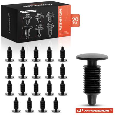 A-Premium 20Pcs 7.14mm Single Head Fasteners Trim Panel Retainer for GM 411700