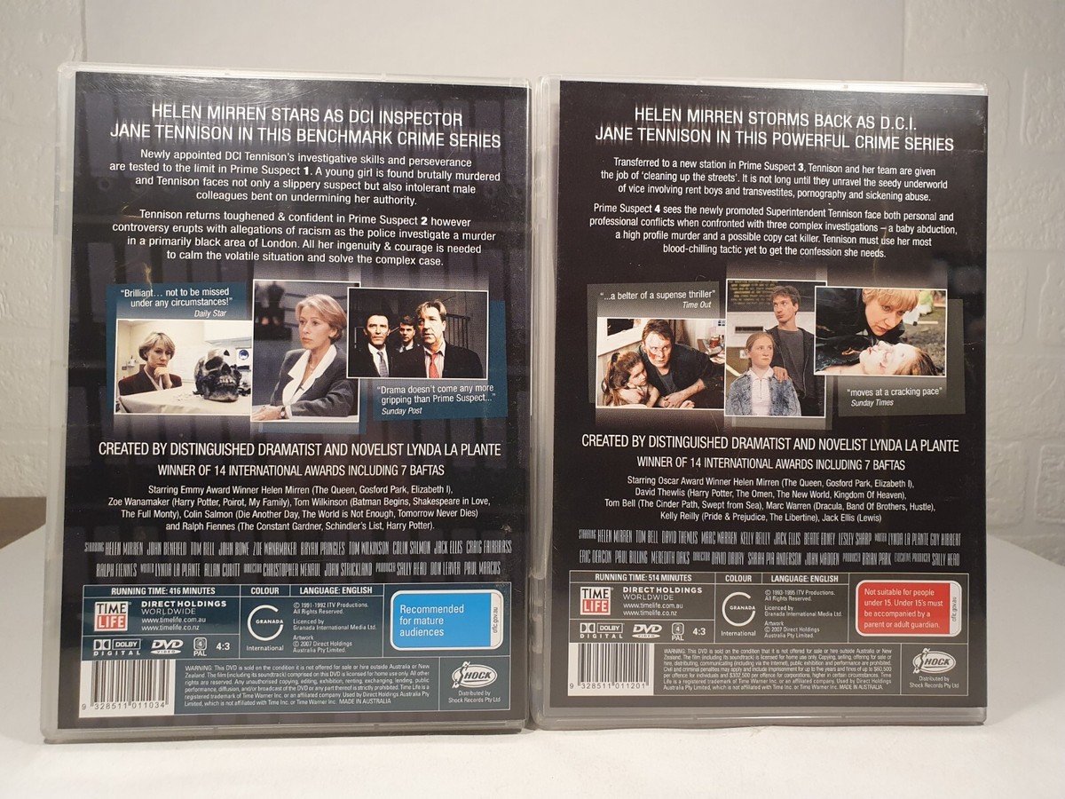 Prime Suspect Season Series DVD British Crime TV Helen