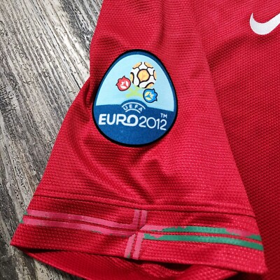 2012 Nike Portugal Home Soccer Jersey Cristiano Ronaldo Men XL