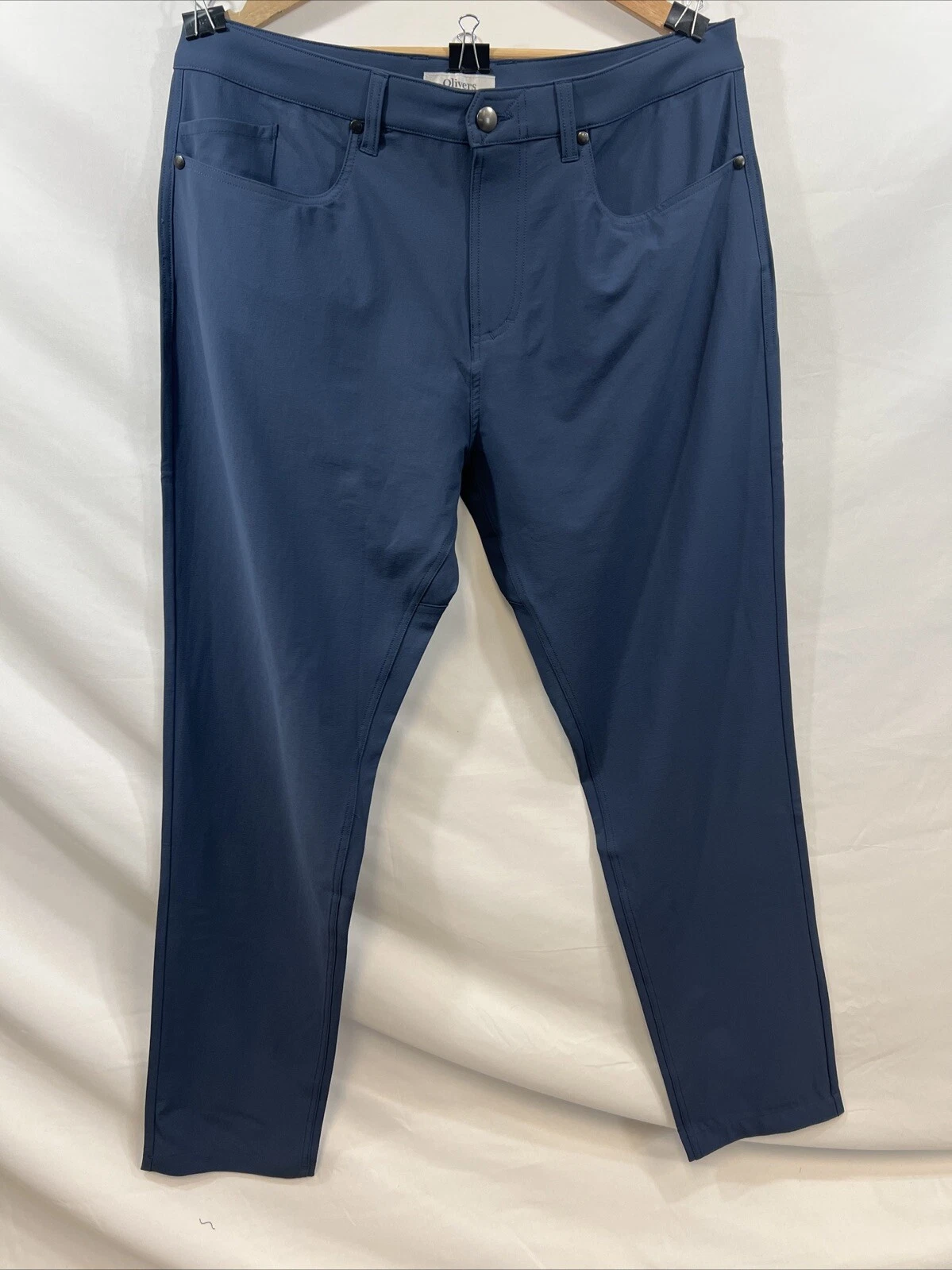 Oliver's Apparel Men's Passage Stretch Pant Org $148 NWOT DARK INDIGO Many Sizes