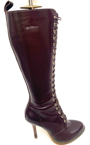 DR Martens Donna Stivali Alti nuova dimensione con Zip Taglia UK 4 20 FORI  Festival | eBay