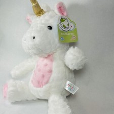 Textured Unicorn Plush Stuffed Animal, Rattles, Crinkle Ears - Baby Toy