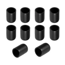 10PCS Black PVC Hose End Cap 12mm for Hardware Accessories Screws