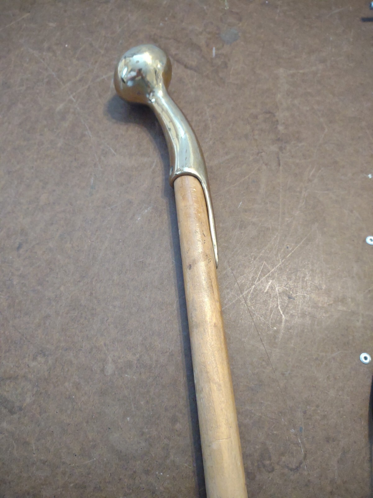 Handmade Horse Hame Knob Walking stick 39" Long Can easily B Shortened