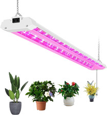 4Ft LED Grow Lights 50W Full Spectrum Integrated Growing Lamp Fixtures for Green